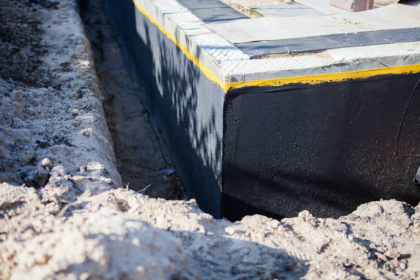 Residential Basement Waterproofing installation at a Atlas, MI home by SJ Waterproofing Pros